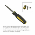 7-In-1 Screwdriver with 3/8" Socket-in-Back & Rubber Grip Handle